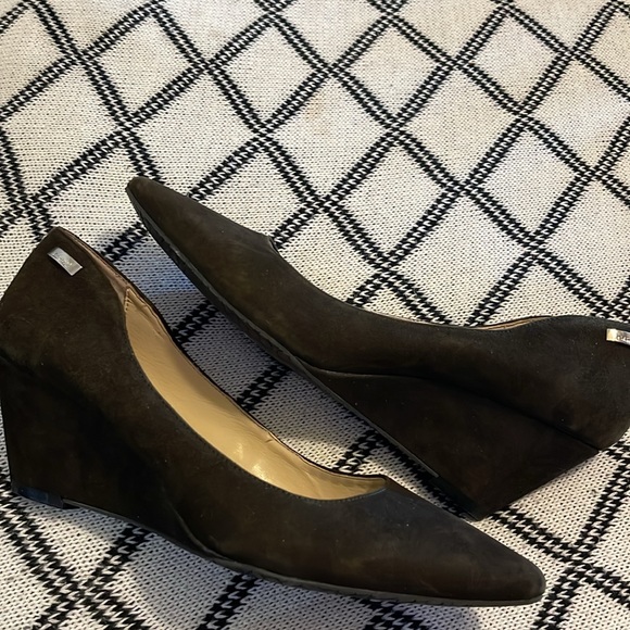 Calvin Klein Suede Fabric Wedge Pump - Picture 15 of 16